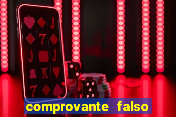 comprovante falso de 50 reais